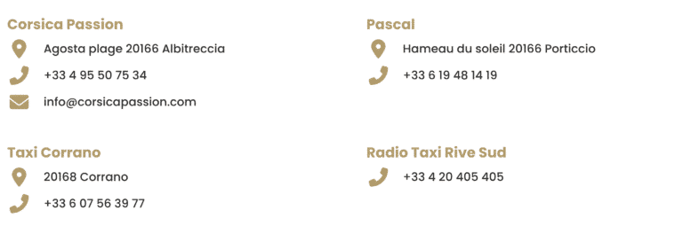 Taxis Porticcio